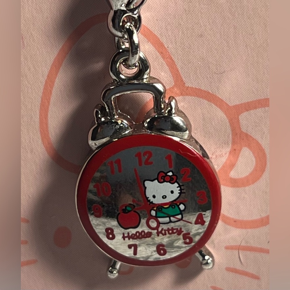 Hello Kitty Red Alarm Clock Charm